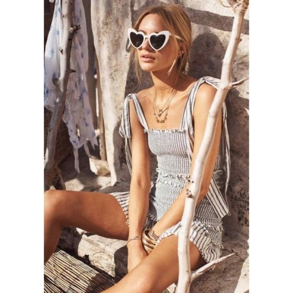 Cottagecore Belle Striped Mini Dress